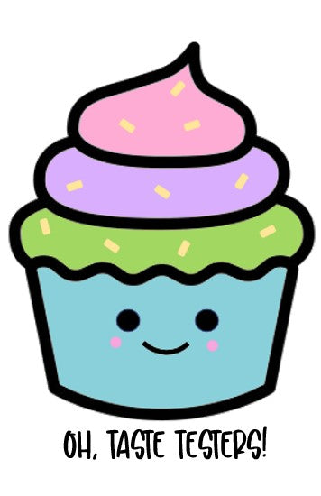 Cupcake Water bottle Sticker